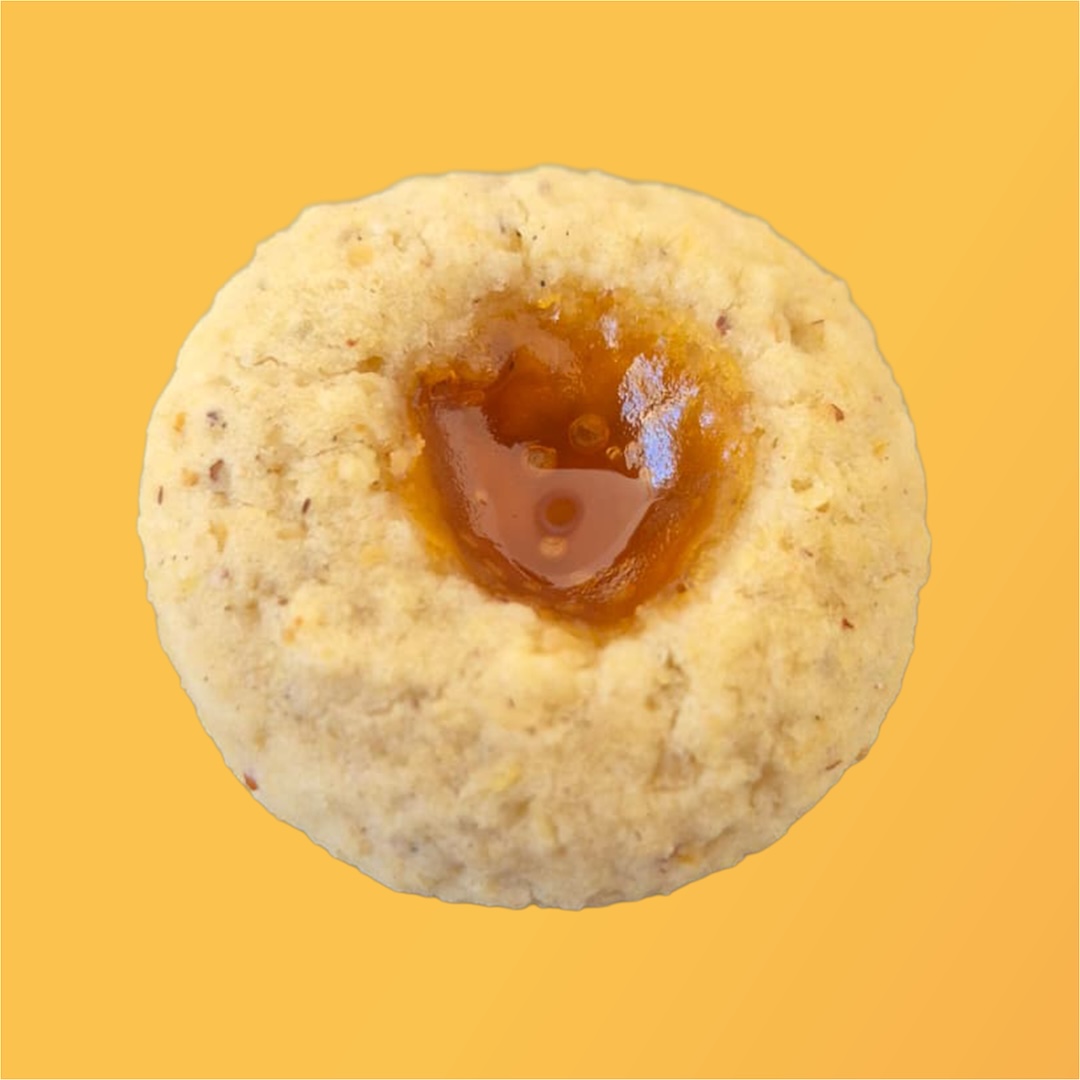 Haselnuss-Krapferl mit Marillenkonfitüre (ACGH)